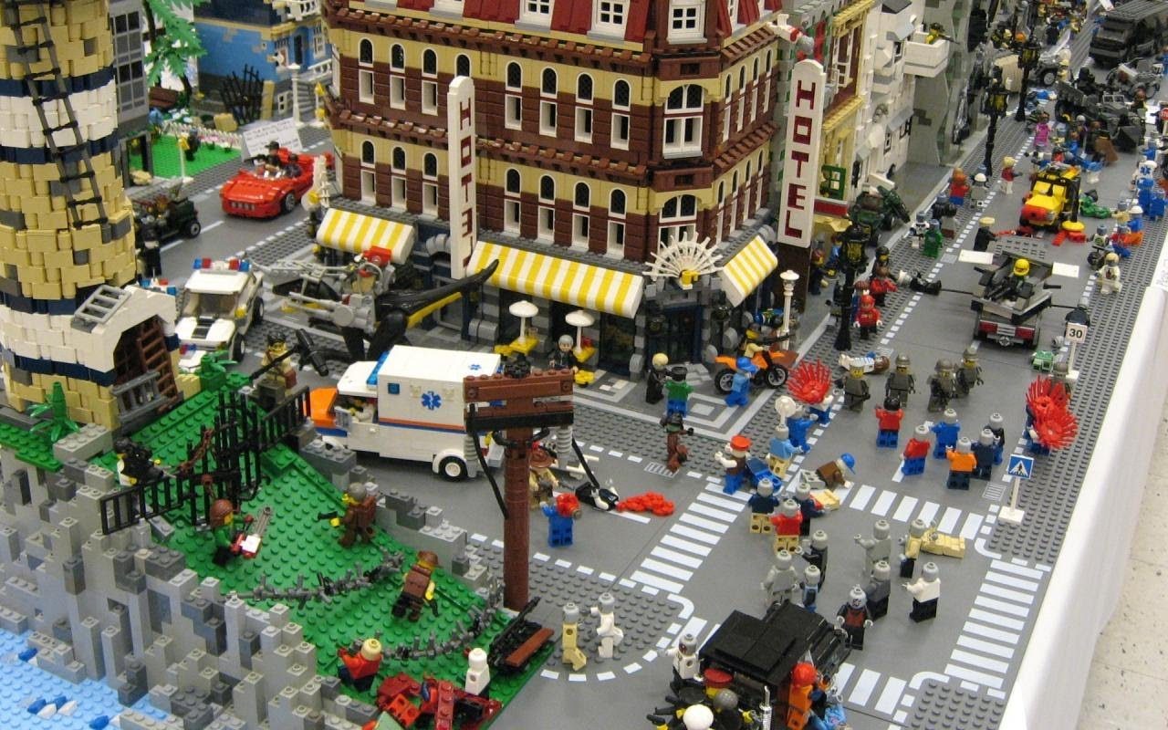 Il mondo con i mattoncini Lego