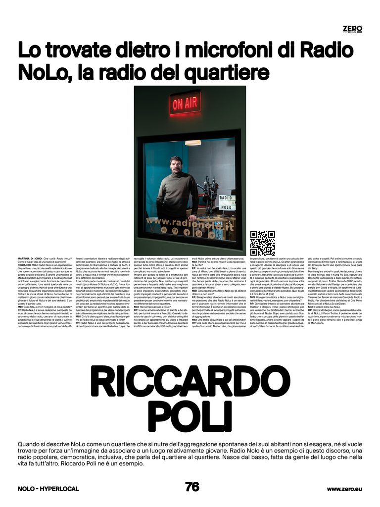 Riccardo Poli Radio NoLo
